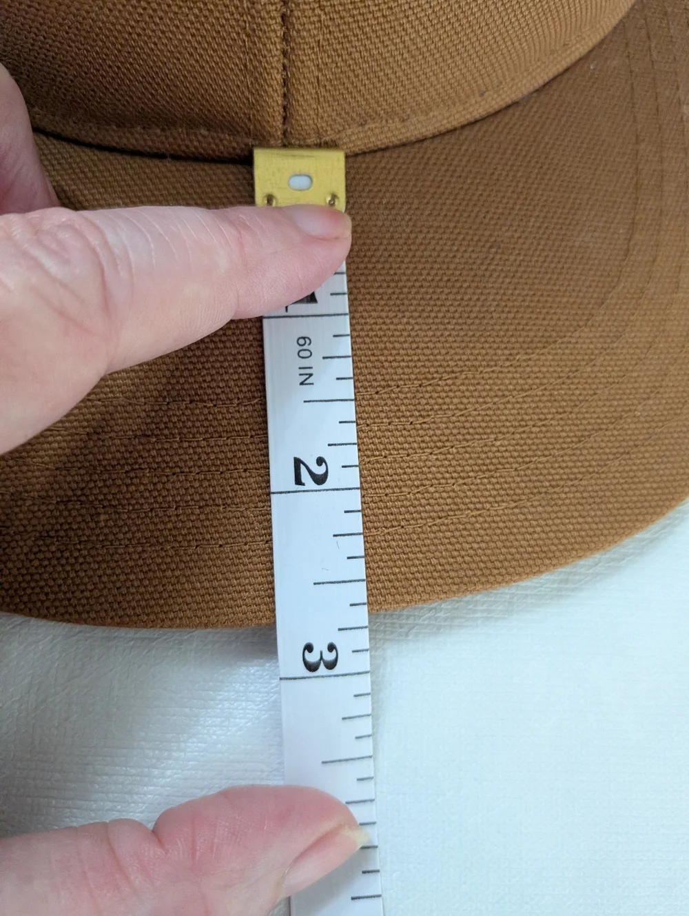 Carhartt Ashland Brown Duck Canvas Hat Snapback Flat Brim Workwear Outdoor Cap